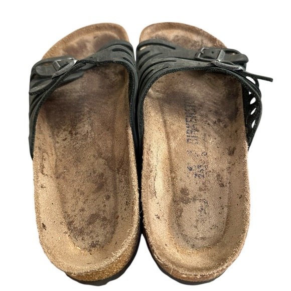 Birkenstock Granada Sandals Black Women’s Size EU 38 US 7 Leather.bin7 - Picture 4 of 6